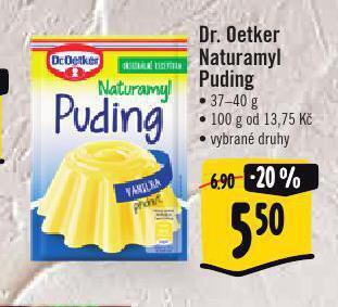 Albert Dr. oetker naturamyl puding nabídka