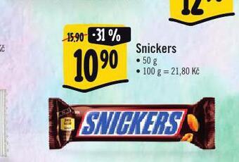 Albert Snickers nabídka