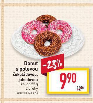 Billa Donut s polevou nabídka