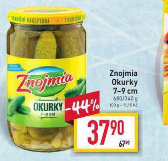 Billa Znojmia okurky 7-9 cm nabídka