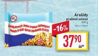 Billa Arašídy pražené solené nabídka