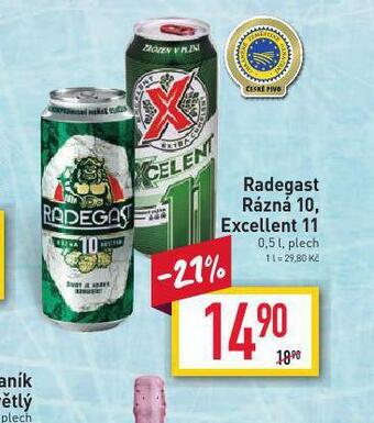 Billa Pivo radegast rázná 10 nabídka