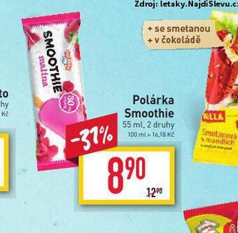 Billa Polárka smoothie nabídka