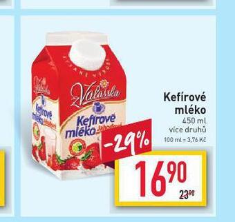 Billa Kefírové mléko nabídka