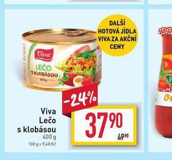 Billa Viva lečo s klobásou nabídka