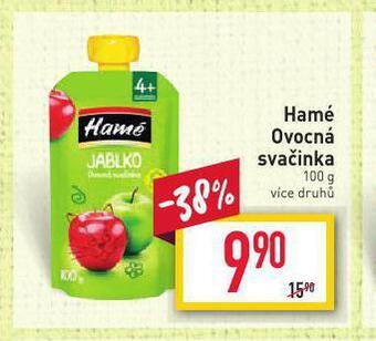 Billa Hamé ovocná svačinka nabídka