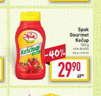 Billa Spak gourmet kečup nabídka
