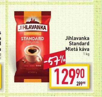 Billa Jihlavanka standard mletá káva nabídka
