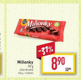 Billa Miňonky nabídka