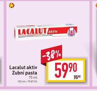Billa Lacalut aktiv zubní pasta nabídka