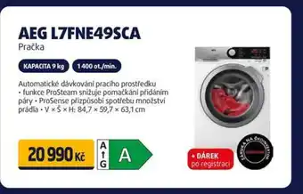 Datart Pračka AEG L7FNE49SCA nabídka