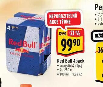 Albert Red bull 4pack nabídka