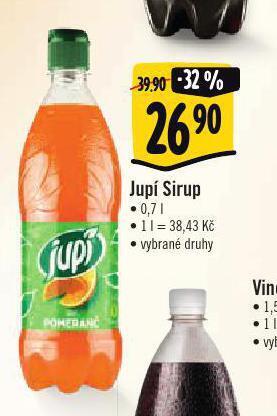 Albert Jupí sirup nabídka