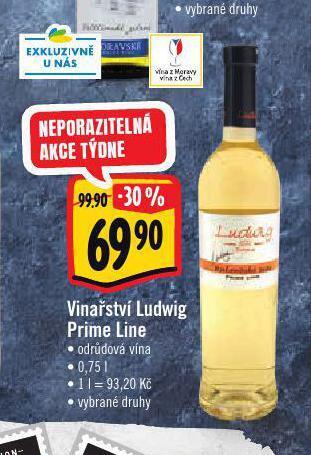 Albert Vinařství ludwig prime line nabídka