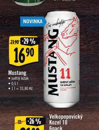 Albert Mustang světlý ležák nabídka