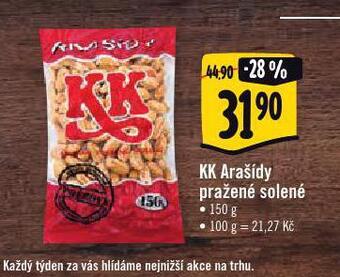 Albert Kk arašídy pražené solené nabídka