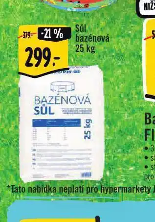 Albert Sůl bazénová 25 kg nabídka