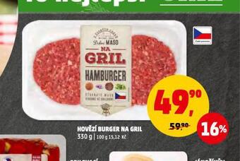 Penny Market Hovězí burger na gril nabídka
