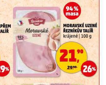 Penny Market Moravské uzené nabídka