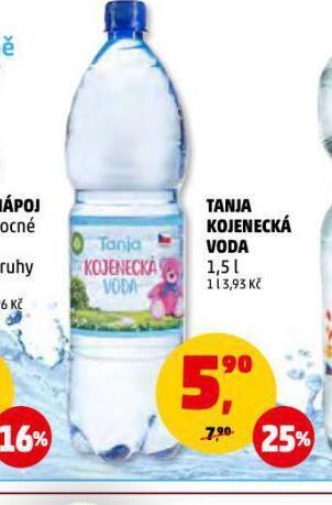 Tanja kojenecká voda