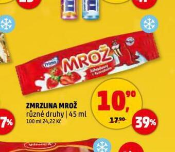 Penny Market Zmrzlina mrož nabídka