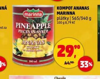 Penny Market Kompot ananas marinna nabídka