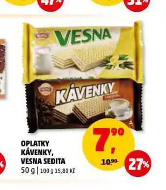Penny Market Oplatky vesna sedita nabídka