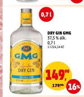 Penny Market Dry gin gmg nabídka
