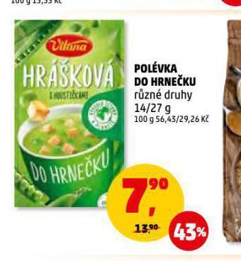 Penny Market Vitana polévka do hrnečku nabídka
