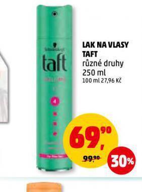 Penny Market Taft lak na vlasy nabídka