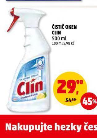 Penny Market Clin čistič oken nabídka