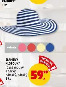 Penny Market Slaměný klobouk nabídka