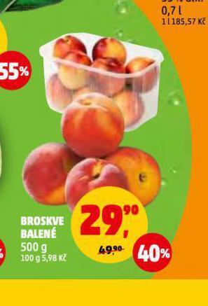 Penny Market Broskve nabídka