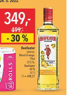 Globus Beefeater nabídka