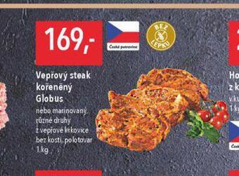 Globus Vepřový steak kořeněný nabídka