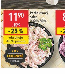 Globus Pochoutkový salát nabídka