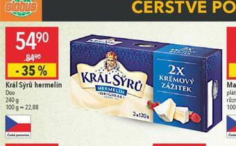 Globus Král sýrů hermelín nabídka