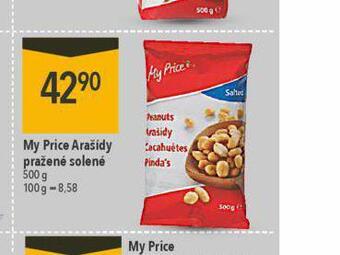 Globus My price arašídy pražené solené nabídka