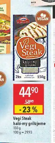 Globus Vegi steak haló-my grilujeme nabídka