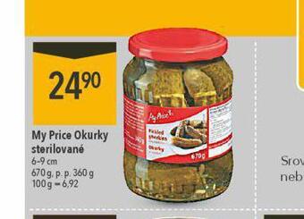 Globus My price okurky sterilované nabídka