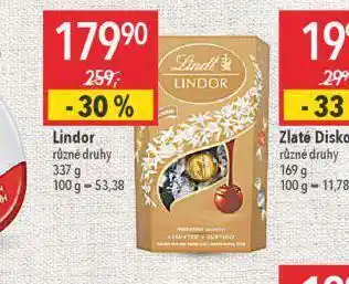 Globus Lindor nabídka