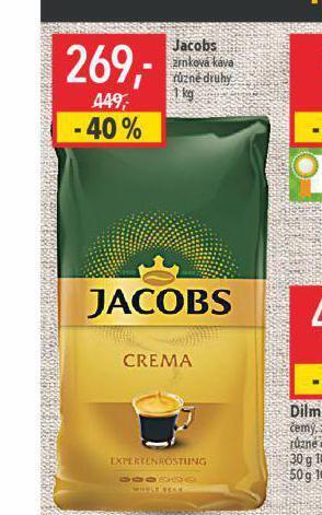 Globus Jacobs zrnková káva nabídka