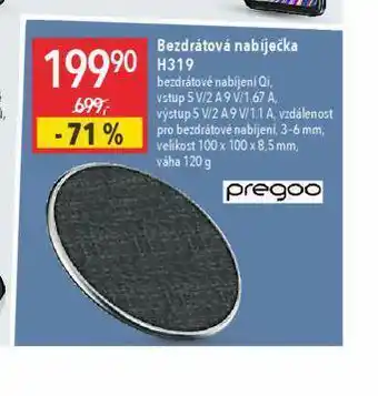 Globus Bezdrtátová nabíječka nabídka