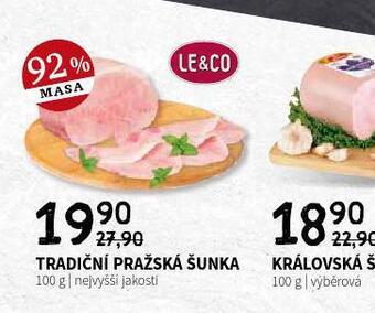 Terno Tradiční pražská šunka nabídka