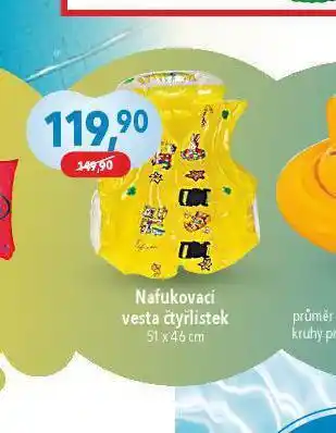 Globus Nafukovací vesta čtyřlístek nabídka