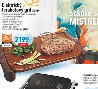 Globus Elektrický terakotový gril nabídka