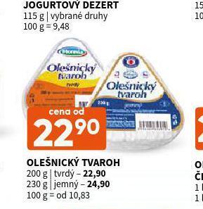 Terno Olešnický tvaroh jemný nabídka