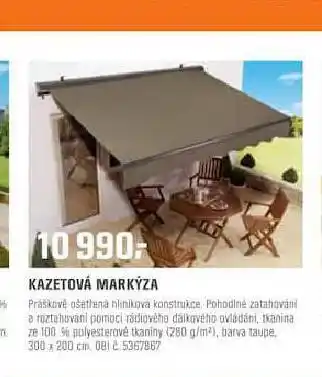 OBI Kazetová markýza nabídka