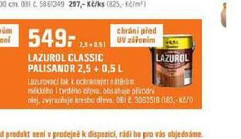 OBI Lazurol classic palisandr nabídka
