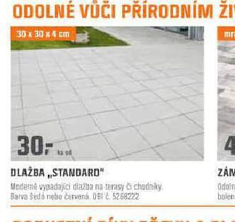 OBI Dlažba standard nabídka